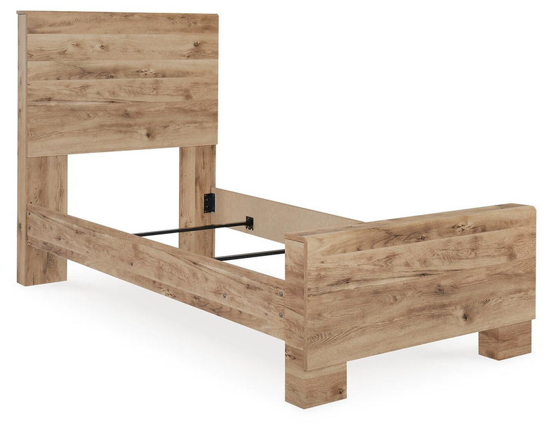 Hyanna Twin Panel Bed, Dresser, Mirror, Chest and Nightstand