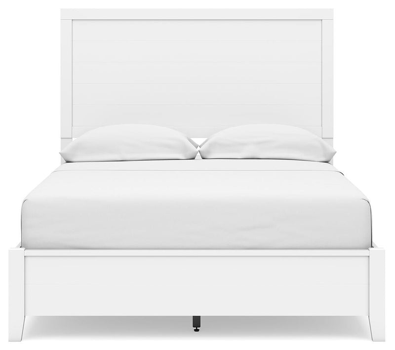 Binterglen Full Panel Bed with Mirrored Dresser
