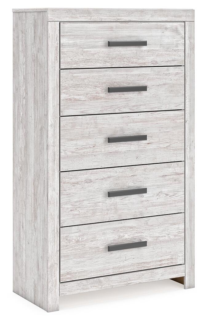 Cayboni Queen Panel Bed, Dresser, Mirror, Chest and Nightstand