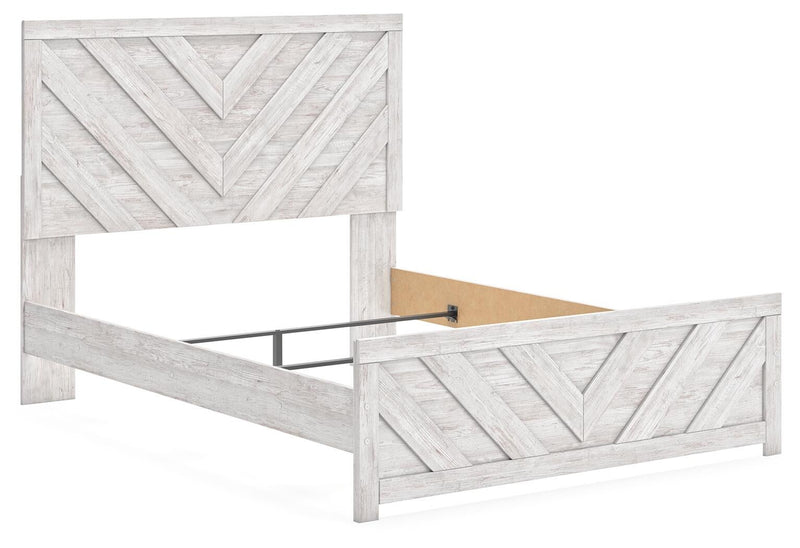 Cayboni Queen Panel Bed, Dresser, Mirror, Chest and Nightstand