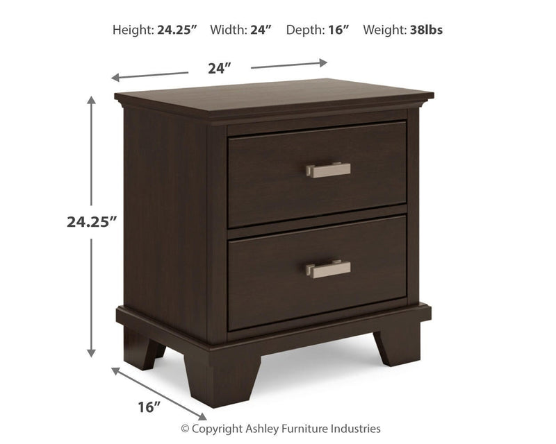 Covetown Queen Panel Bed, Dresser, Mirror, Chest and Nightstand