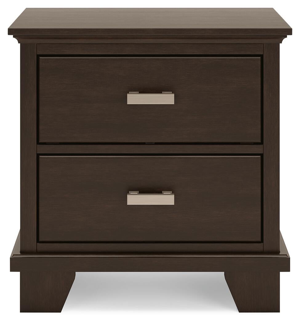 Covetown King Panel Bed, Dresser, Mirror, Chest and Nightstand
