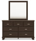 Covetown Twin Panel Bed, Dresser, Mirror, Chest and Nightstand