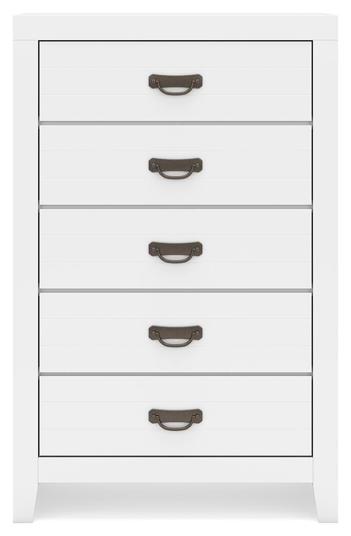 Binterglen Full Panel Bed, Dresser, Mirror, Chest and Nightstand