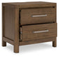 Cabalynn Queen Panel Bed with Storage with Mirrored Dresser, Chest and Nightstand