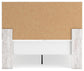 Cayboni Queen Panel Bed with Mirrored Dresser