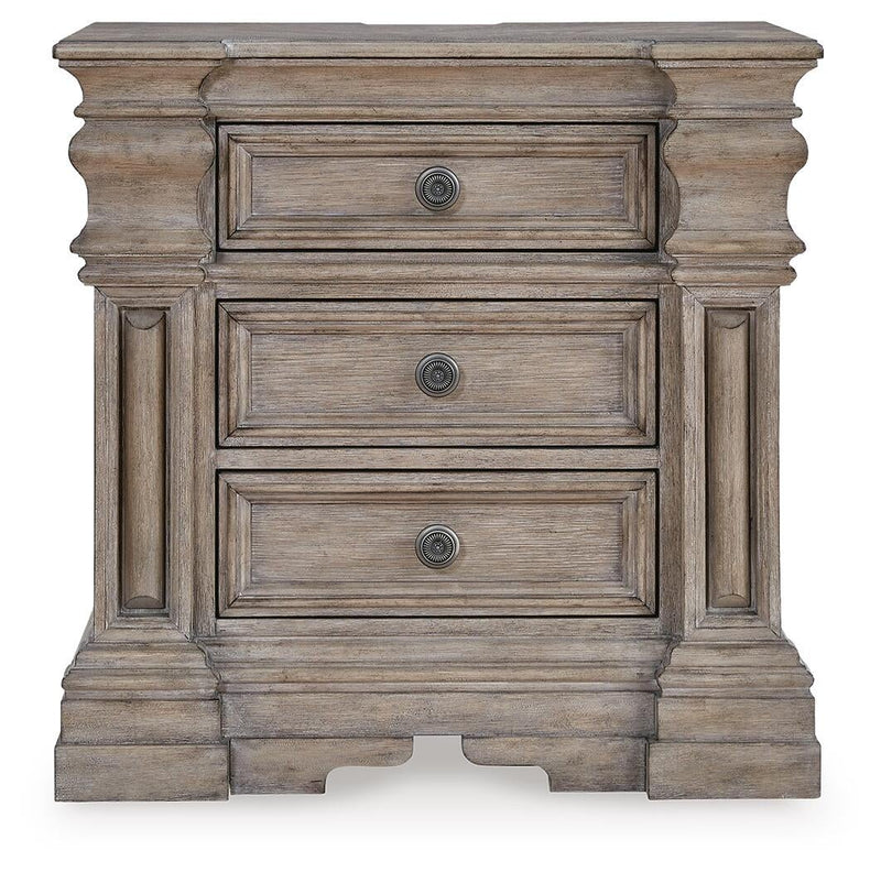 Blairhurst California King Panel Bed, Dresser, Mirror, Chest and Nightstand