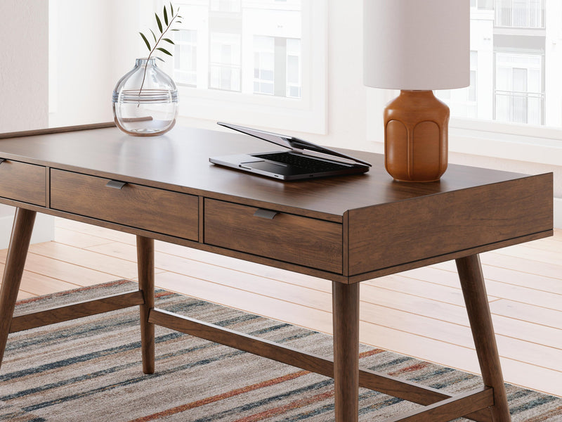 Ashley Express - Lyncott Home Office Desk with Chair and Storage