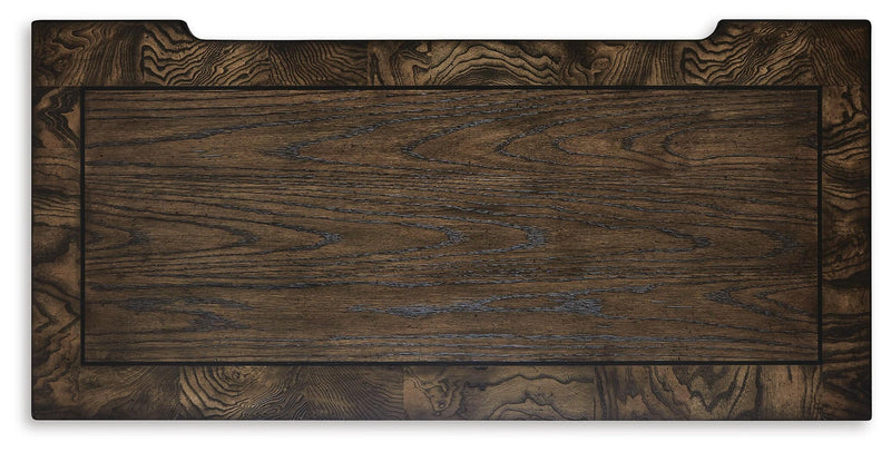 Maylee Queen Upholstered Bed, Dresser, Mirror, Chest and Nightstand