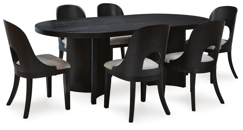 Rowanbeck Dining Table and 6 Chairs