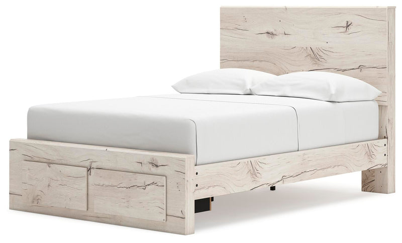 Lawroy Full Panel Storage Bed, Dresser, Mirror, Chest and Nightstand