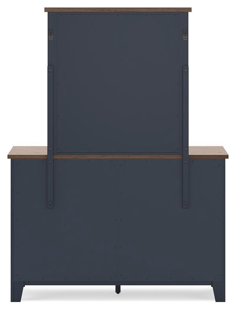 Landocken Twin Panel Headboard, Dresser, Mirror, Chest and Nightstand