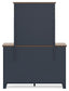 Landocken Twin Panel Headboard, Dresser, Mirror, Chest and Nightstand