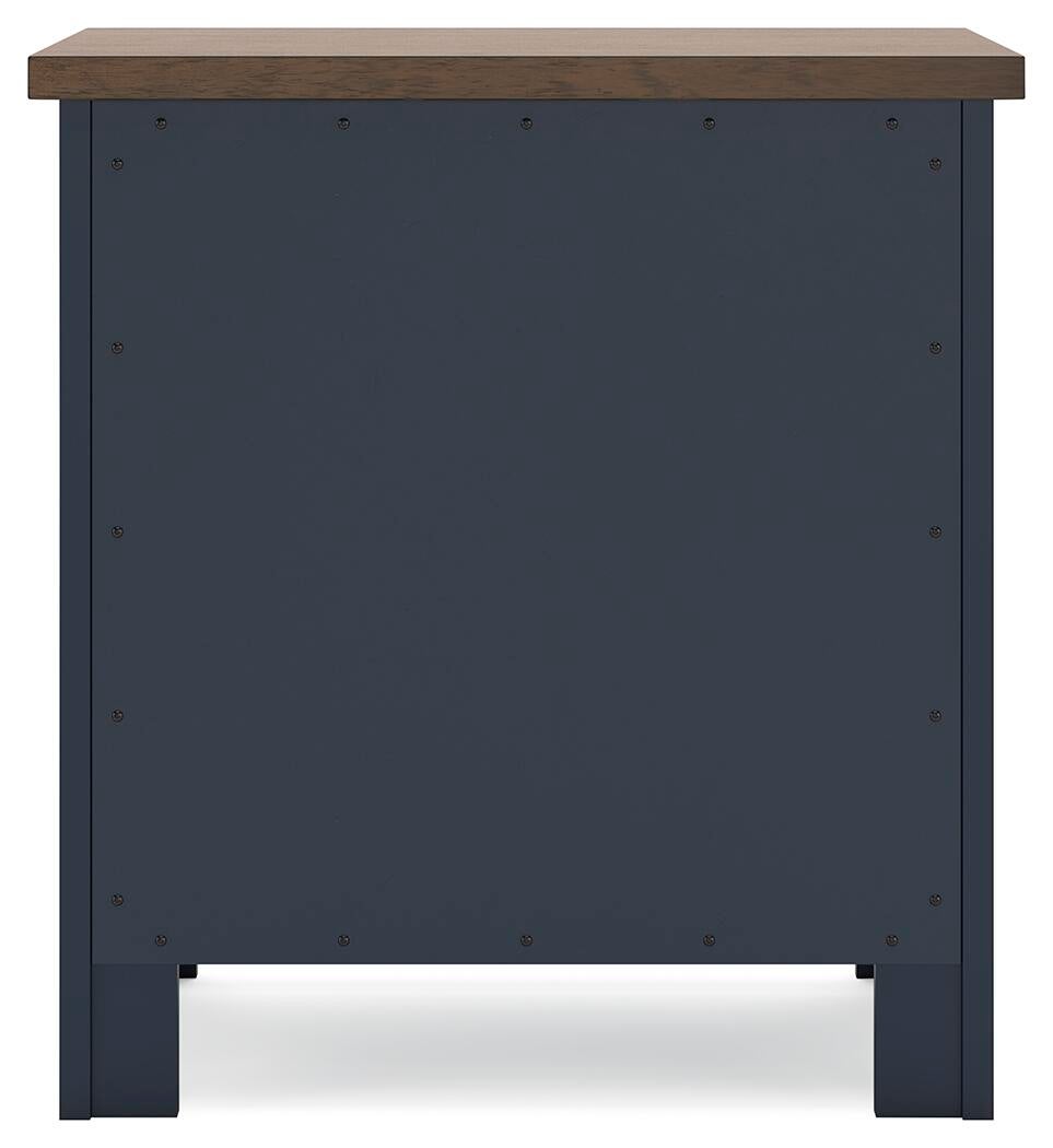 Landocken Twin Panel Headboard, Dresser, Mirror, Chest and Nightstand