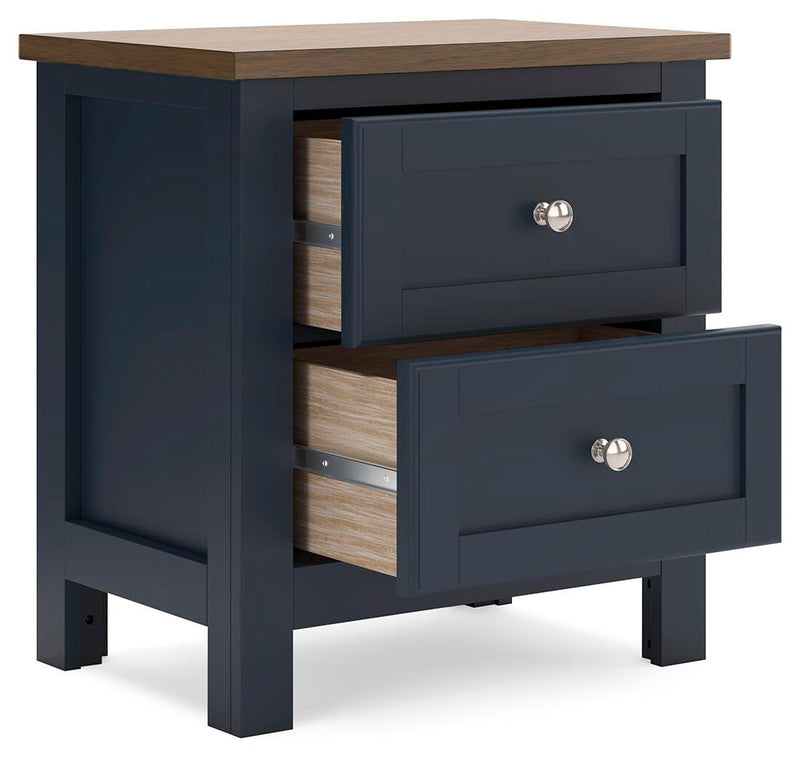Landocken Twin Panel Bed, Dresser, Mirror and Nightstand