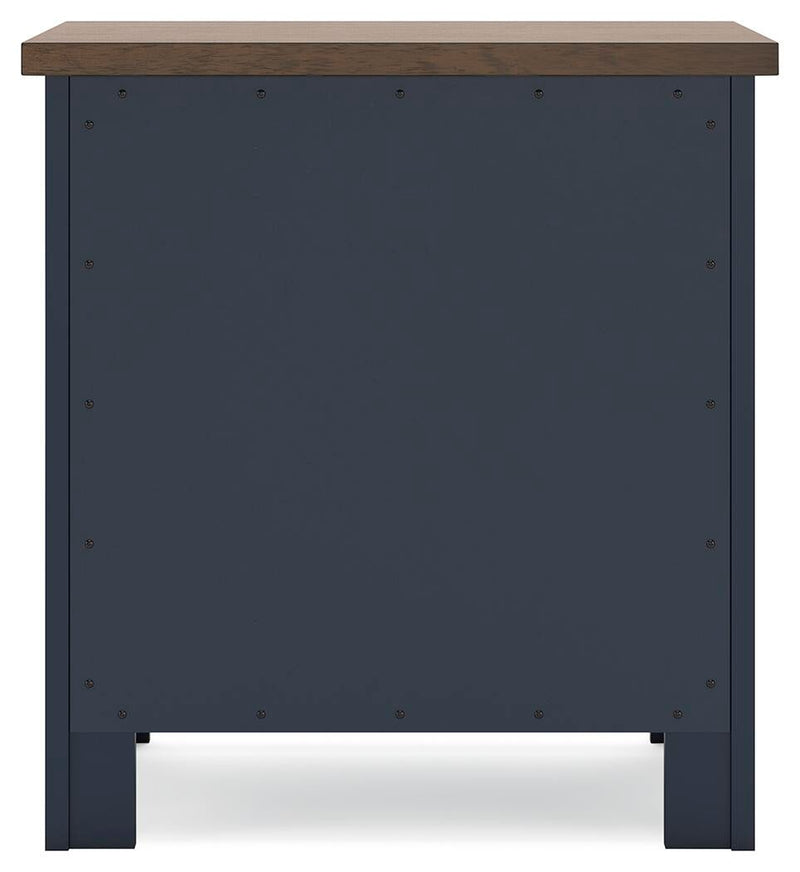 Landocken Twin Panel Bed, Dresser, Mirror and Nightstand