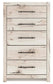 Lawroy Twin Panel Headboard, Dresser, Mirror, Chest and Nightstand