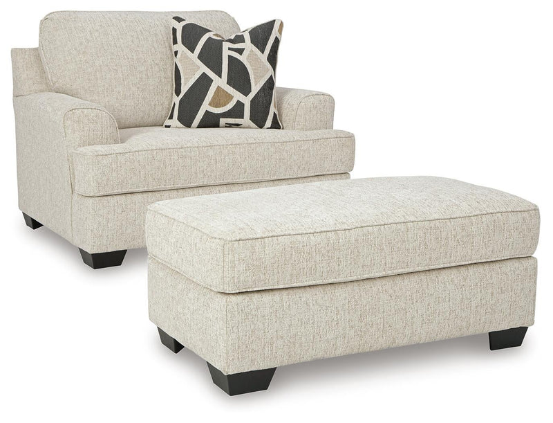 Heartcort Chair and Ottoman