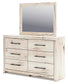 Lawroy King Panel Storage Bed, Dresser, Mirror, Chest and Nightstand