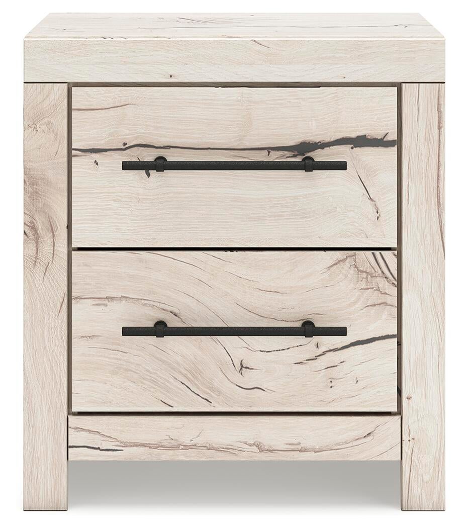 Lawroy King Panel Storage Bed, Dresser, Mirror, Chest and Nightstand