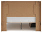Lawroy Queen Panel Bed with Storage, Dresser, Mirror and Nightstand
