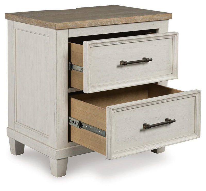 Shaybrock King Panel Bed, Dresser, Mirror, Chest and Nightstand