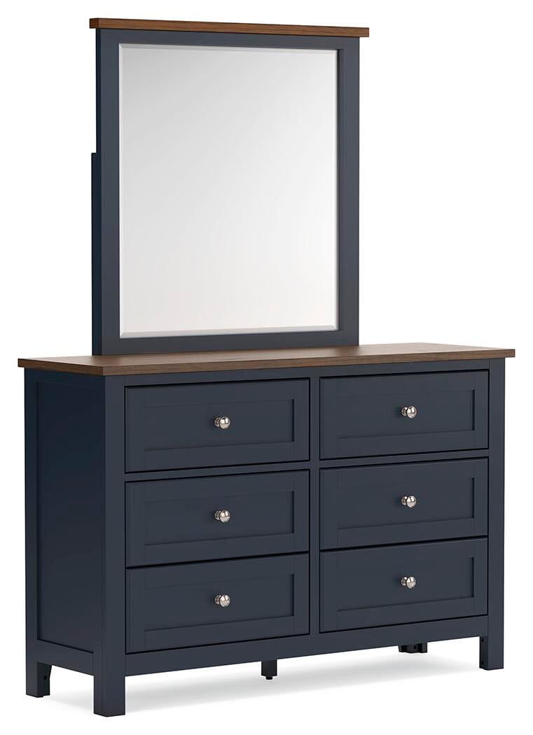 Landocken Full Panel Bed, Dresser, Mirror, Chest and Nightstand