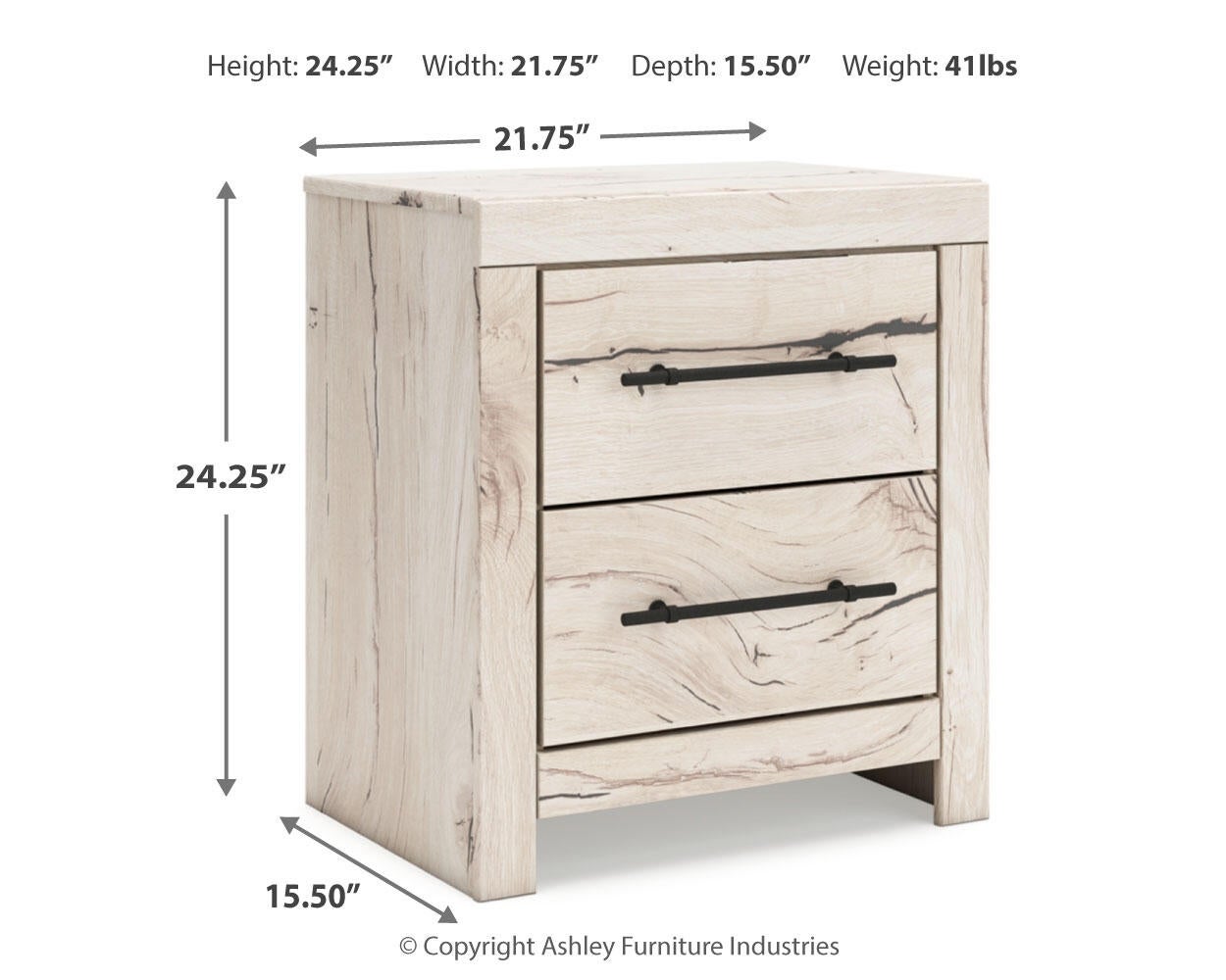 Lawroy King Panel Bed with Storage, Dresser, Mirror, Chest and Nightstand