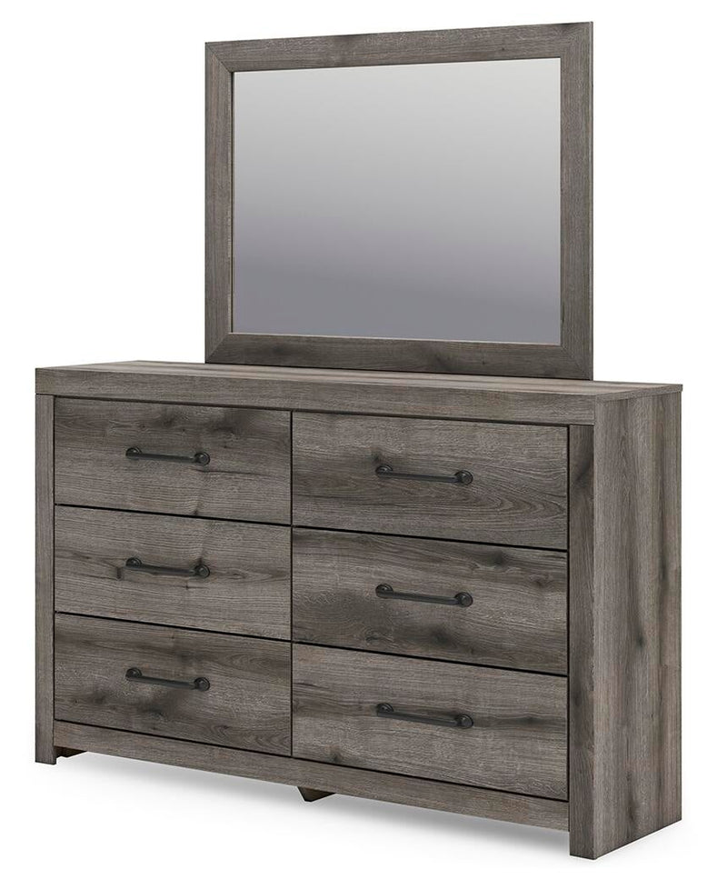 Urbanoore Full Panel Bed with Storage, Dresser, Mirror and Nightstand