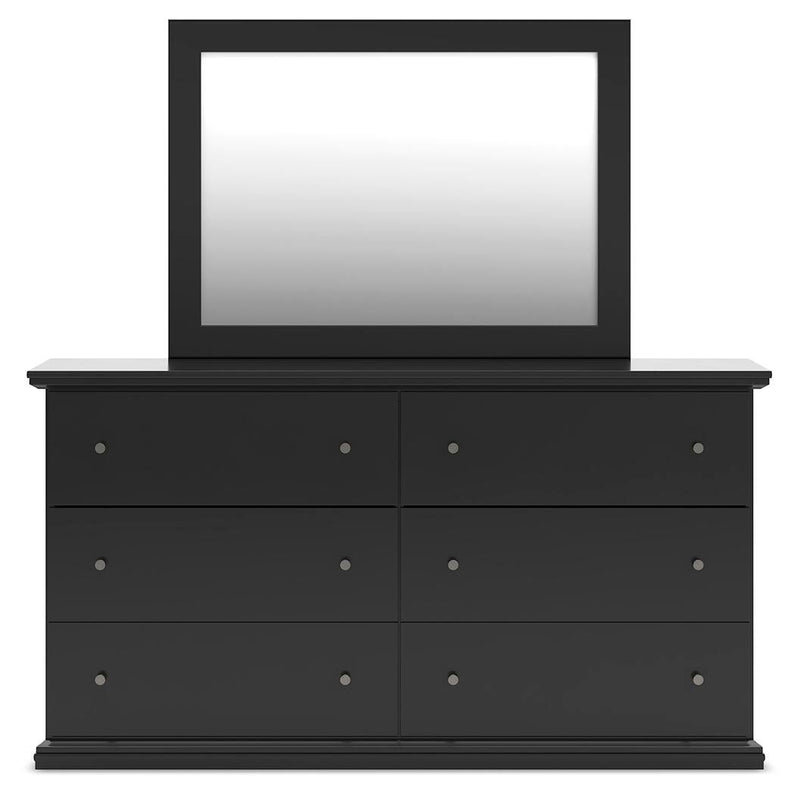 Maribel King Panel Bed, Dresser and Mirror