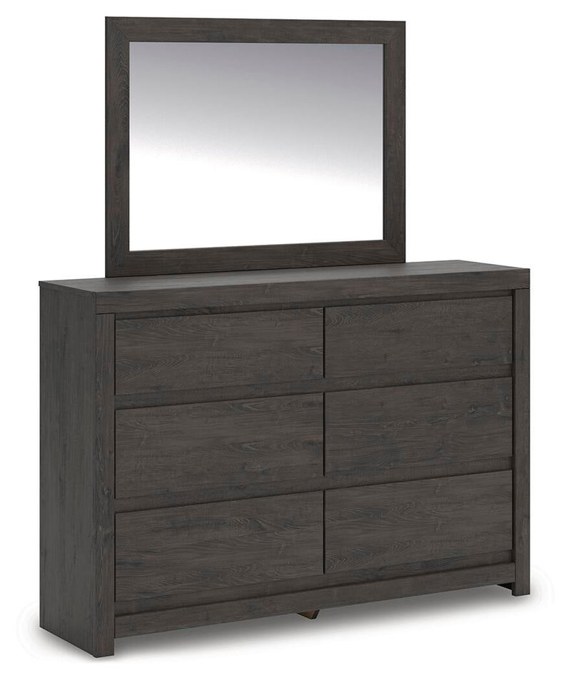Parlayon Queen Panel Bed, Dresser, Mirror and Nightstand