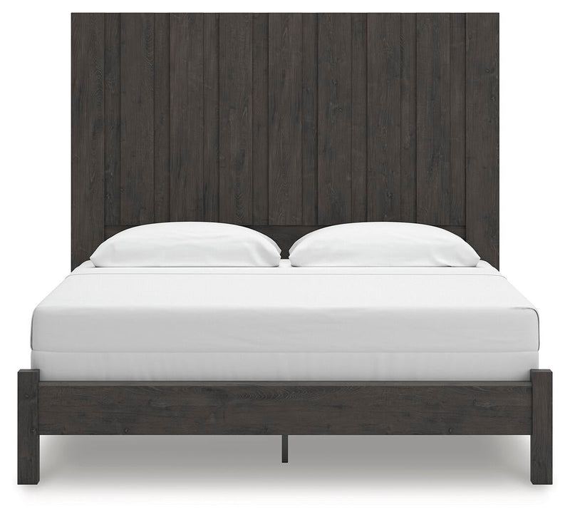 Parlayon King Panel Bed, Dresser, Mirror and Nightstand