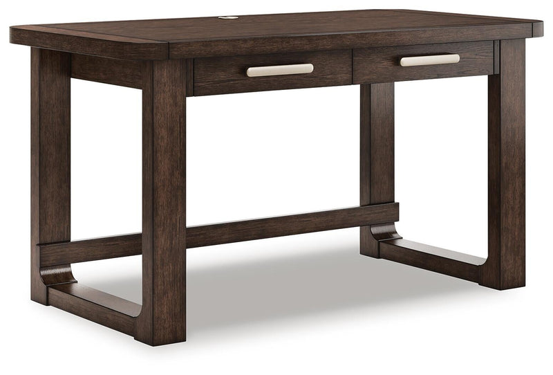 Ashley Express - Breckington Home Office Desk with Chair and Storage