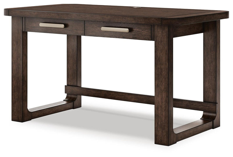 Ashley Express - Breckington Home Office Desk with Chair and Storage