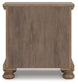Feddinger King Storage Sleigh Bed with Mirrored Dresser and Nightstand