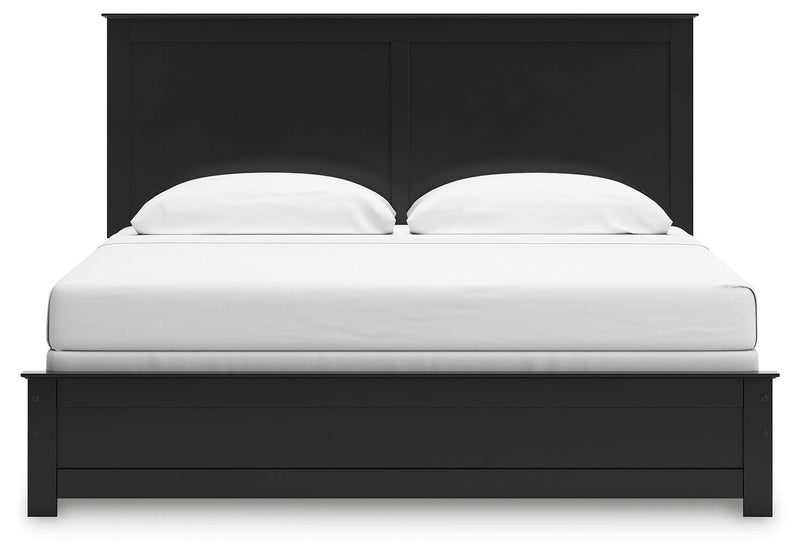 Maribel King Panel Bed, Dresser, Mirror, Chest and Nightstand