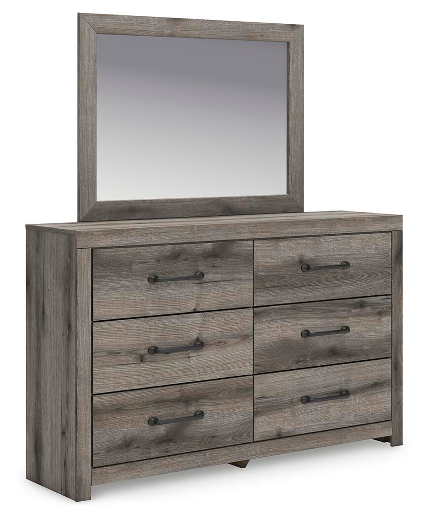 Urbanoore Full Panel Storage Bed, Dresser and Mirror