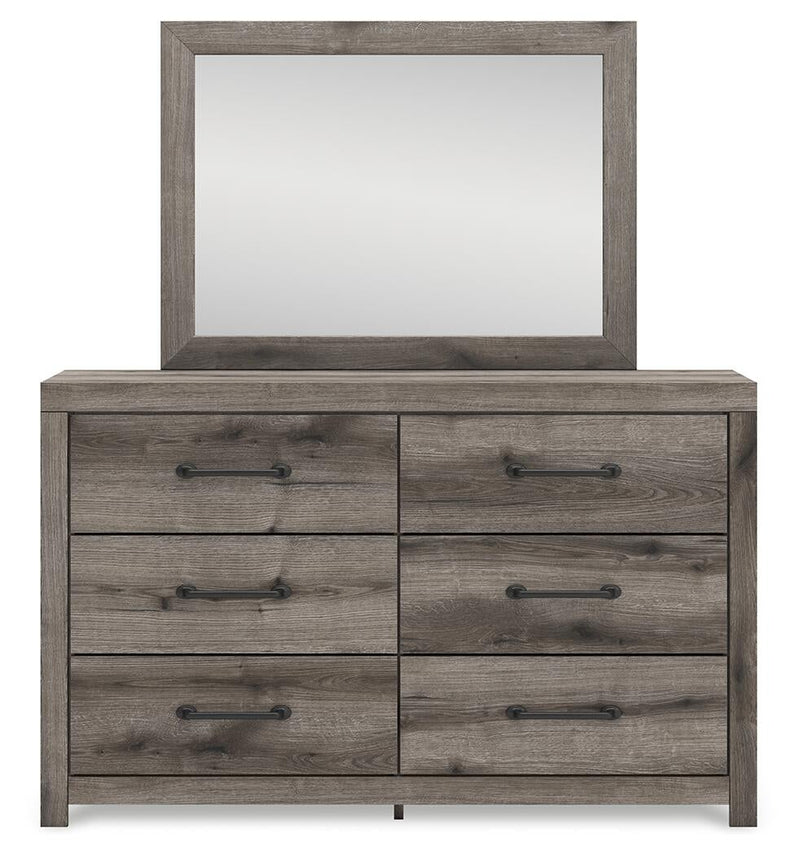Urbanoore Twin Panel Storage Bed, Dresser, Mirror and Nightstand