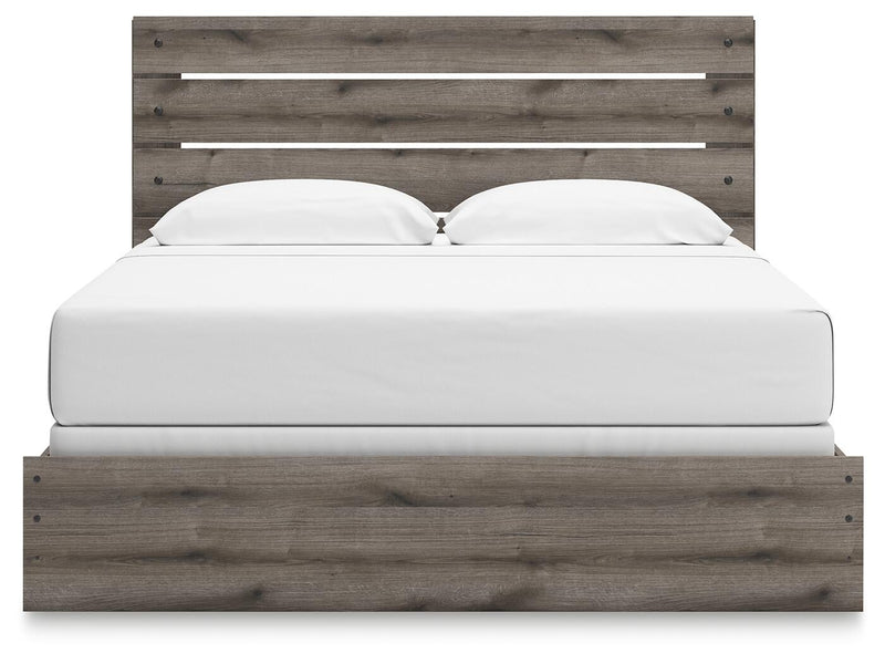 Urbanoore King Panel Bed, Dresser, Mirror, Chest and Nightstand