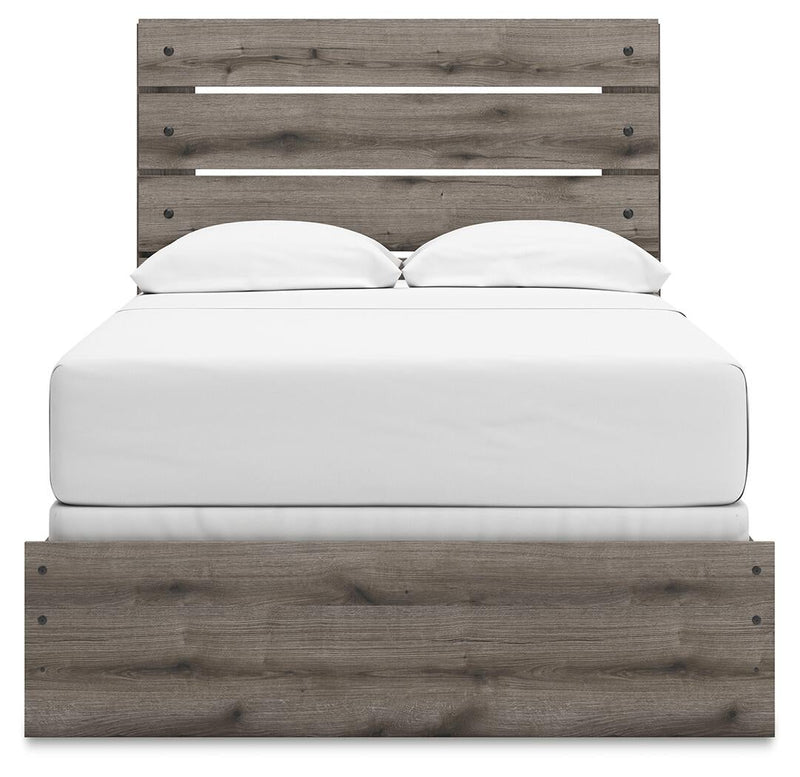 Urbanoore Full Panel Bed, Dresser, Mirror, Chest and Nightstand