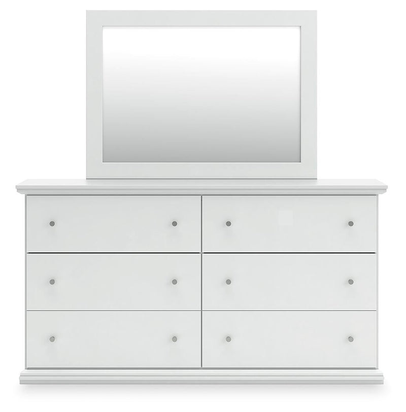 Bostwick Shoals Twin Panel Bed, Dresser and Mirror