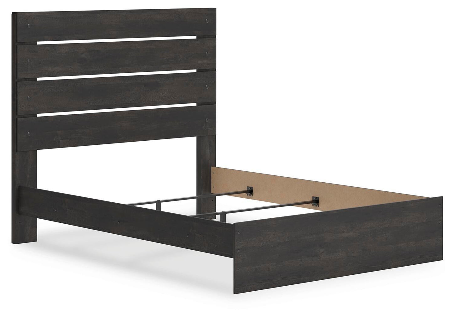 Hollivern Queen Panel Bed, Dresser, Mirror, Chest and Nightstand