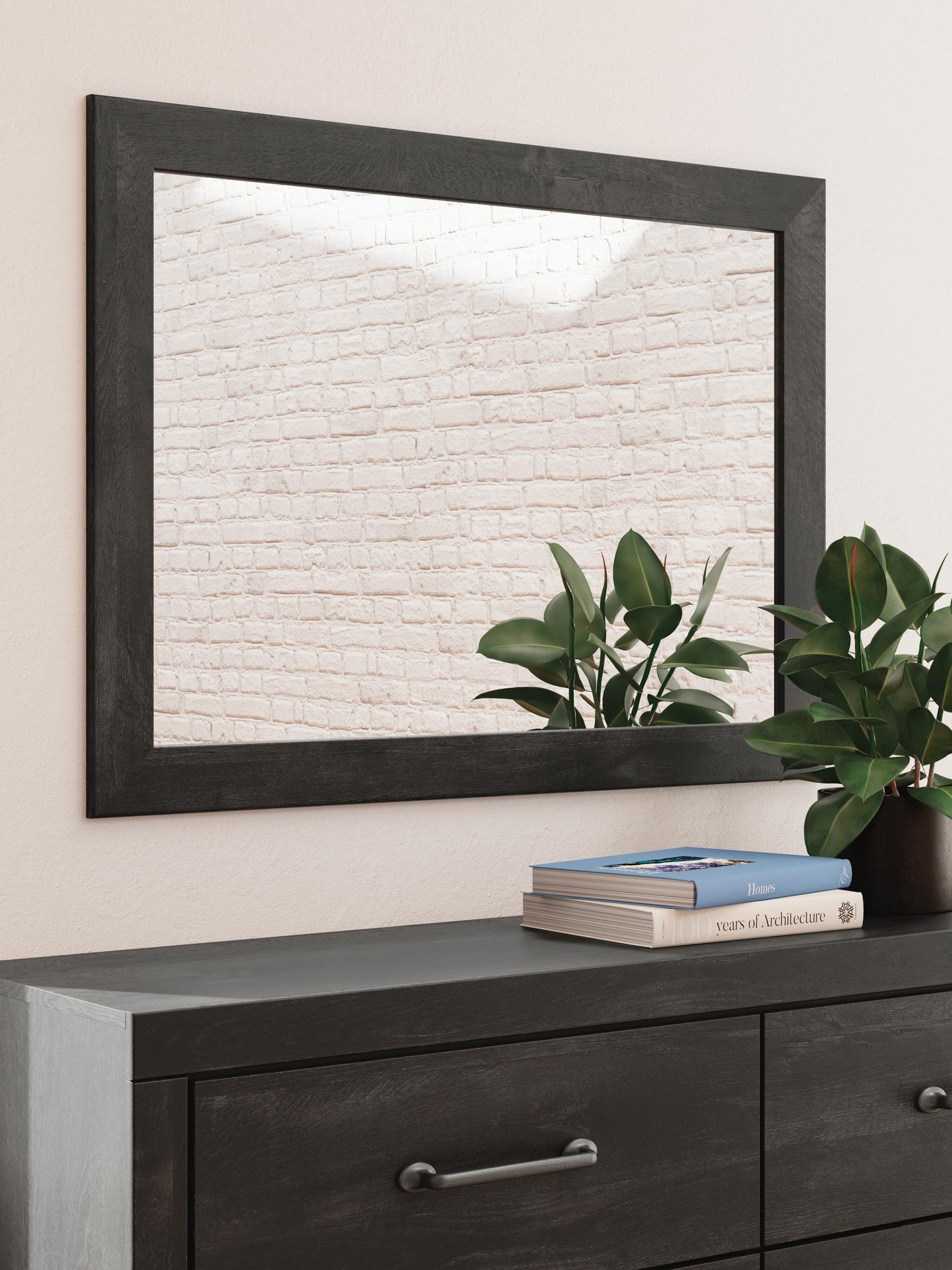 Hollivern Queen Panel Bed, Dresser, Mirror, Chest and Nightstand