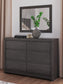 Fraluna Queen Panel Bed, Dresser and Mirror