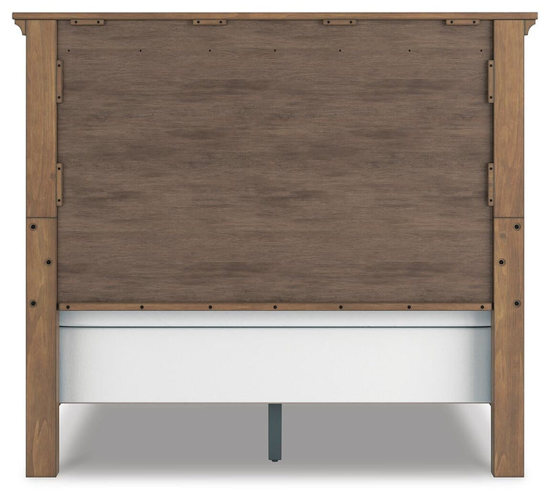 Vandenmore Queen Panel Bed with Mirrored Dresser