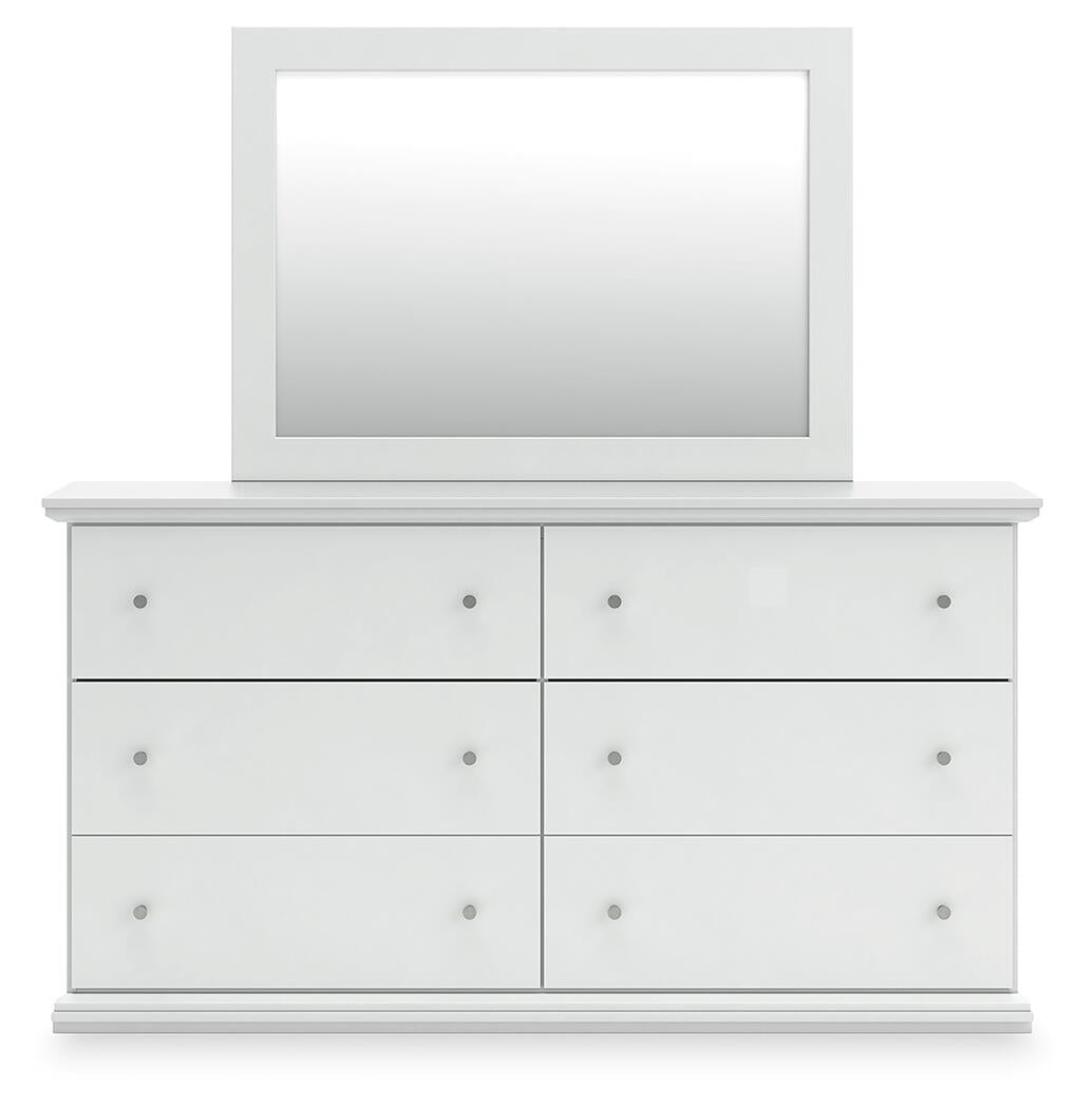Bostwick Shoals Twin Panel Bed, Dresser, Mirror, Chest and Nightstand