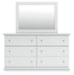 Bostwick Shoals King Panel Bed, Dresser, Mirror, Chest and Nightstand