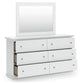 Bostwick Shoals King Panel Bed, Dresser, Mirror, Chest and Nightstand