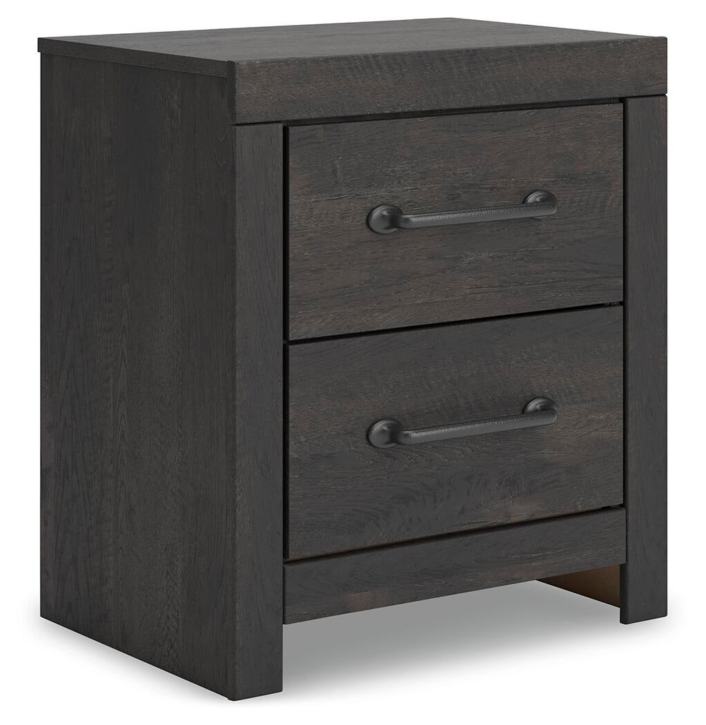 Delmorta Queen Panel Bed, Dresser, Mirror and Nightstand