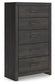 Hollivern Full Panel Storage Bed, Dresser, Mirror, Chest and Nightstand